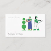 Gronddiensten Landschapsarchitectuur Tuinman Visitekaartje (Voorkant)