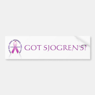 Grondebewustwording, GOT SJOGREN'S? Bumpersticker