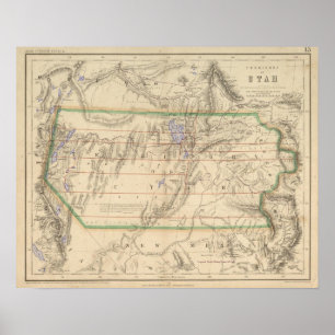 Grondgebied Utah Poster