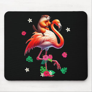 Grondhoeder die Flamingo Kostuum Familie Kinderen  Muismat