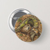 Grondhog Button (Voorkant /achterkant)