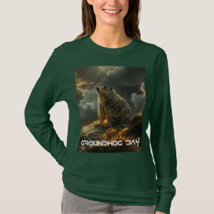GRONDHOG DAG - GELUKKIGE GRONDHOG DAG T-SHIRT