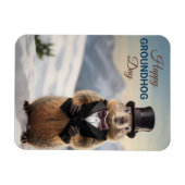 Grondhog Magneet (Horizontaal)