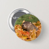 Grondhog Ronde Button 5,7 Cm (Voorkant /achterkant)
