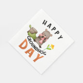 Grondhog Servet (Hoek)