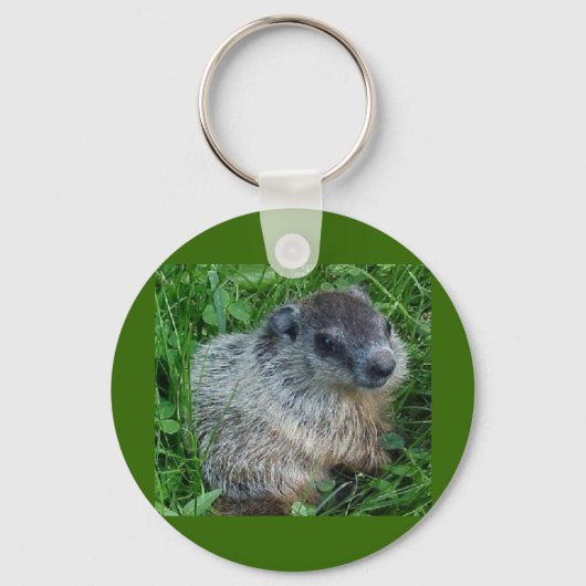 Grondhog/Sleutelhanger Woodchuck Sleutelhanger (Voorkant)