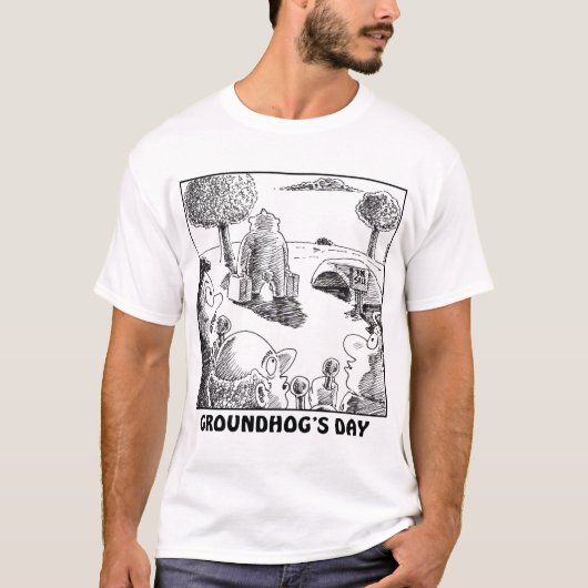 GRONDHOGDAG T-SHIRT (Voorkant)