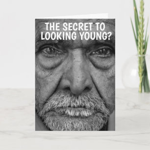 GRONDIGE OUDE MAN BIRTHDAY OVERGEZICHTE KAARTEN