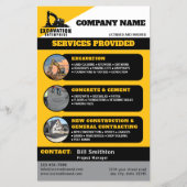 Grondwerkbedrijf Flyer (Voorkant)