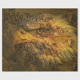 Grondwet American Bald Eagle Cadeaupapier