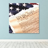Grondwet Canvas Kunst (Insitu (Houten vloer))