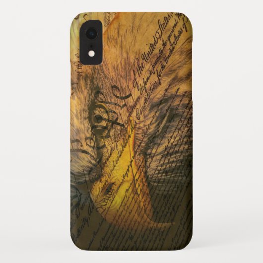 Grondwet met Bald Eagle Case-Mate iPhone Case (Achterkant)