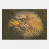 Grondwet met Bald Eagle Inpakpapier Vel (Voorkant)