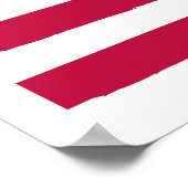 Grondwet Preamble Betsy Ross Flag Poster (Hoek)