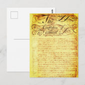 Grondwet van Vermont (1777) Briefkaart (Voorkant / Achterkant)