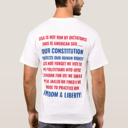 GRONDWET, VRIJHEID EN VRIJHEID 2020 IN DE VS T-SHIRT