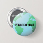 Grondwettelijke Wereldbol Achtergrond aangepaste t Ronde Button 5,7 Cm (Voorkant /achterkant)