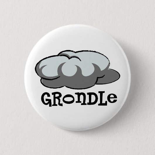 grondwolk ronde button 5,7 cm (Voorkant)