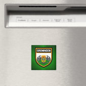 Groningen Flag Magneet (Insitu (Vaatwasser))