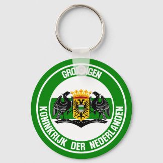 Groningen Round Emblem Sleutelhanger