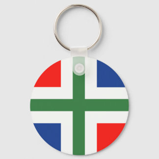 Groningse vlag hanger sleutelhanger