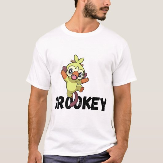 Grookey Energy : T-shirt Pokémon Vibes Type Grass (Devant)