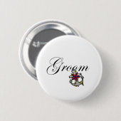 Groom Anchor Ronde Button 5,7 Cm (Voorkant /achterkant)
