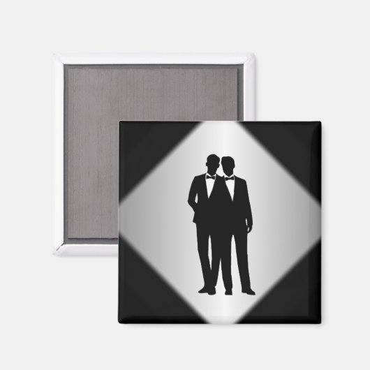 Groom and Groom Wedding Magneet (Voorkant / Achterkant)