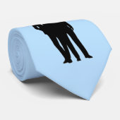 Groom and Groom Wedding Stropdas (Opgerold)