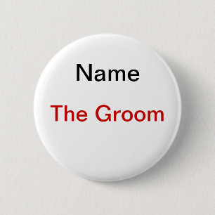 Groom Bachelor Party Ronde Button 5,7 Cm