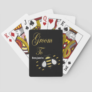 Groom Bachelor Party te zijn Personaliseren Pokerkaarten