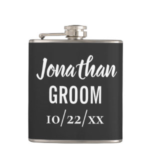 Groom Bachelor Party Wedding Favor Heupfles