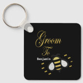 Groom Bachelor Wedding Party te zijn personalisere Sleutelhanger (Voorkant)