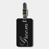 Groom Bagagelabel (Voorkant verticaal)