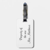 Groom Bagagelabel (Achterkant verticaal)