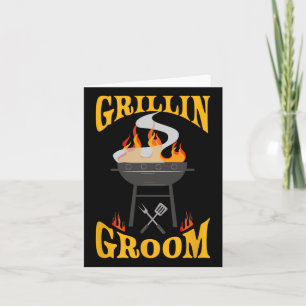 Groom BBQ Grill Roker en Barbecue Chef Kaart