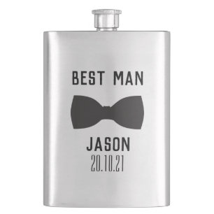 Groom Best Man Wedding Party Gift Flask Flacon