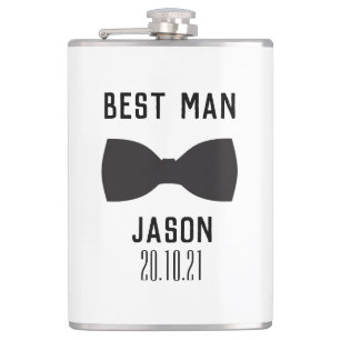 Groom Best Man Wedding Party Gift Flask Heupfles