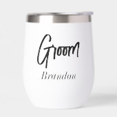 Groom Black White Script Wedding (Links)