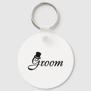 Groom (Blk top-hoed) Sleutelhanger