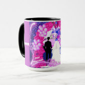 Groom Bride café Mug (Devant gauche)