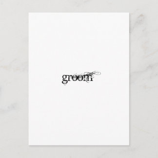 Groom Briefkaart