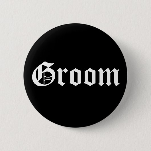 Groom Button (Voorkant)