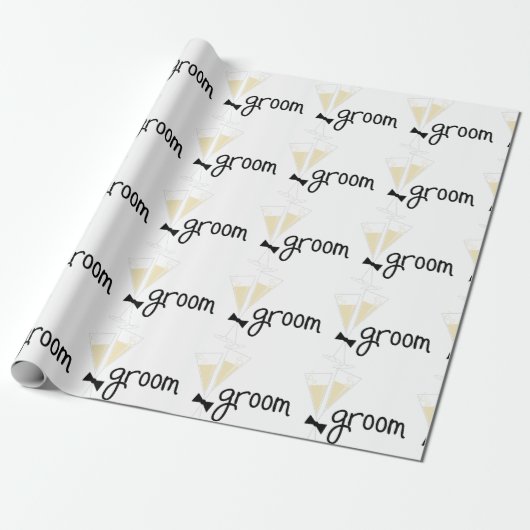 Groom Cadeaupapier (Uitgerold)