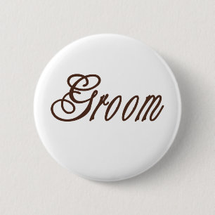 Groom Classy Browns Ronde Button 5,7 Cm