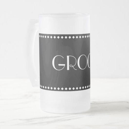 Groom Frosted Mok (Voorkant links)