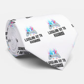 Groom Funny Wedding Party Stropdas (Opgerold)