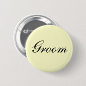 Groom Ivory Button (Voorkant /achterkant)