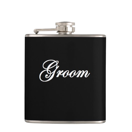 Groom-kolf Heupfles (Voorkant)