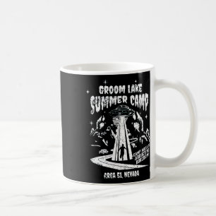 Groom Lake Summer Camp - Funny Area 51 Alien Ufo G Koffiemok